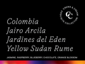 Colombia Jairo Arcila Jardines del Eden Yellow Sudan Rume